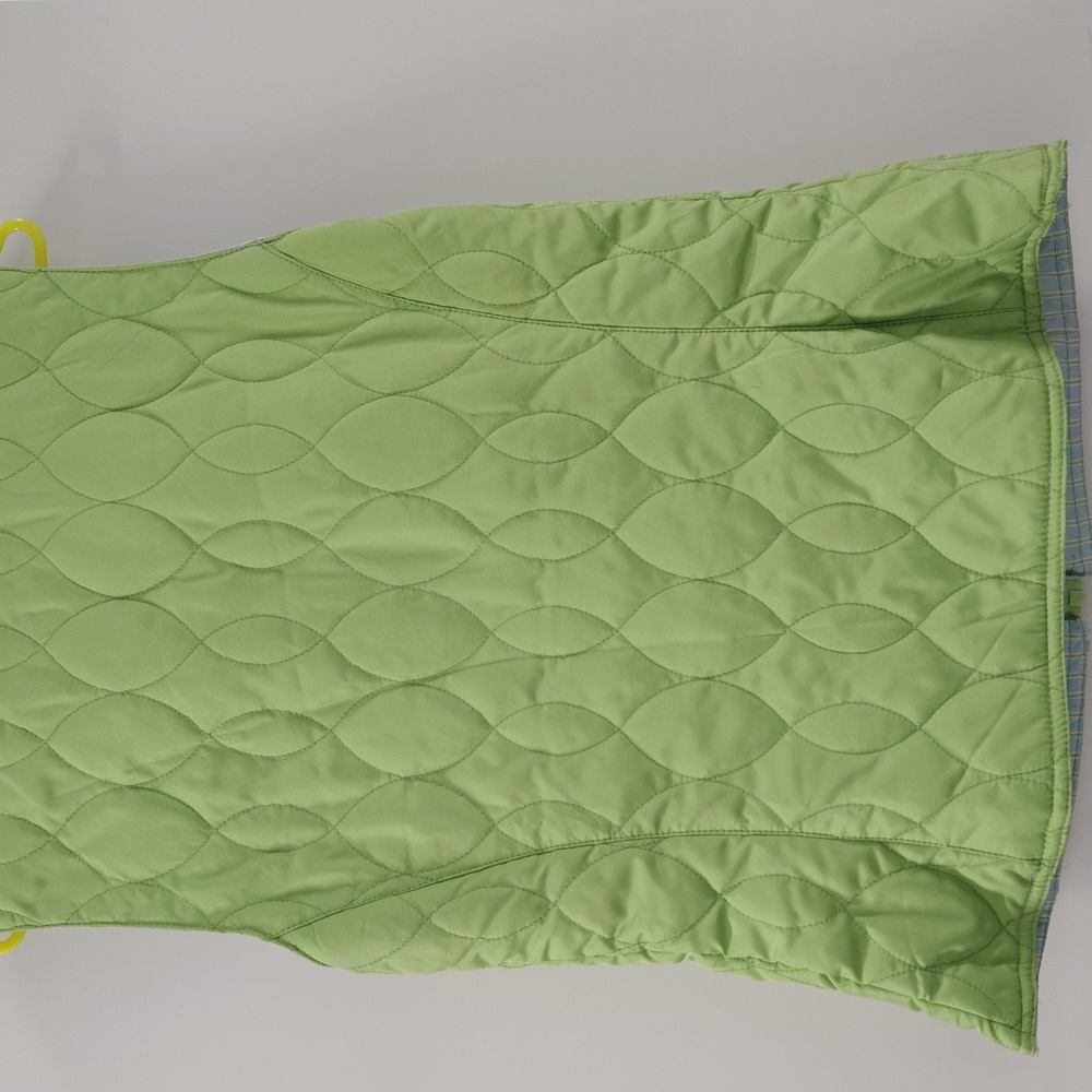 THE GREENBRIER QUILTED ZIP-UP VEST REVERSIBLE to BLUE STRIPE WOMEN'S Sz Small - Picture 5 of 8